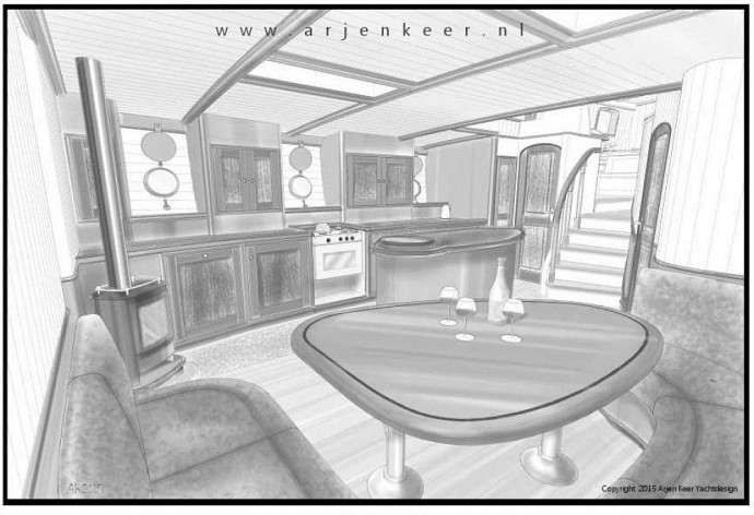 Styling sketch interior